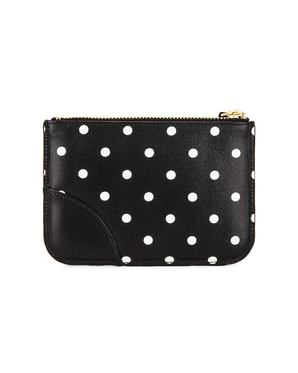 Cartera polka dots negra COMME DES GARÇONS