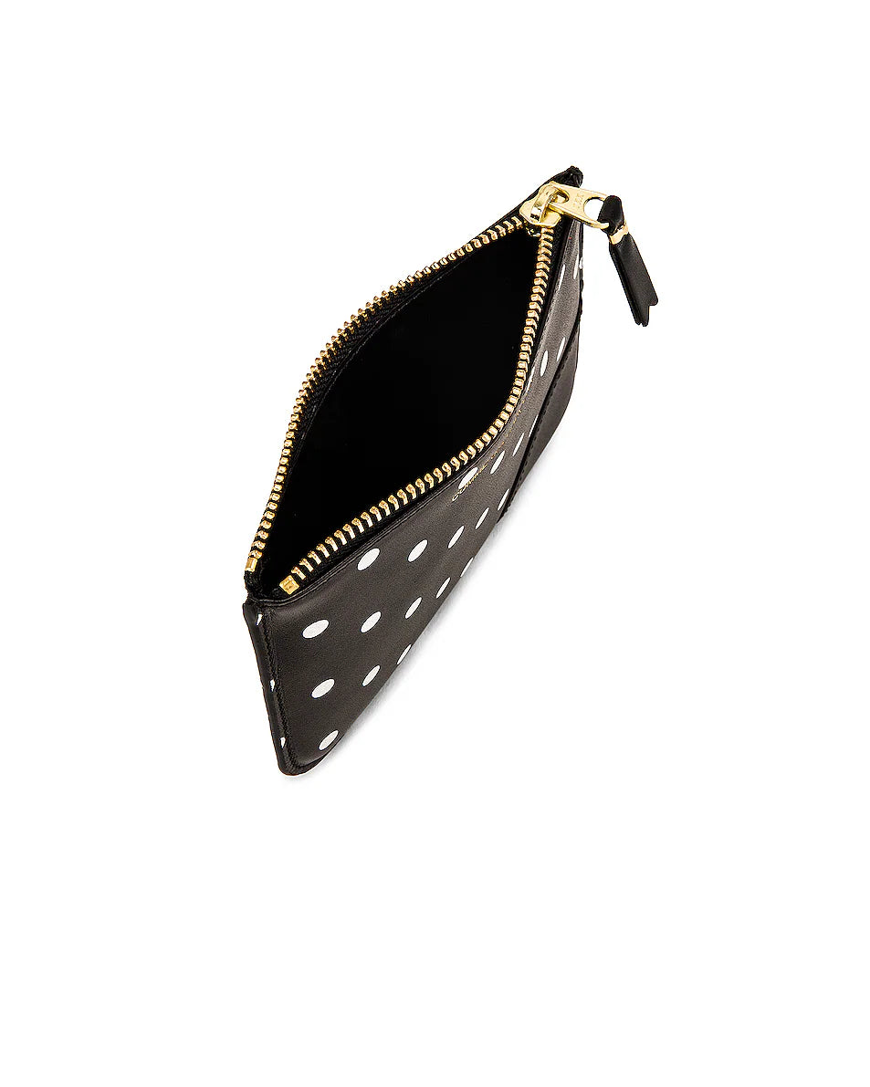 Cartera polka dots negra COMME DES GARÇONS