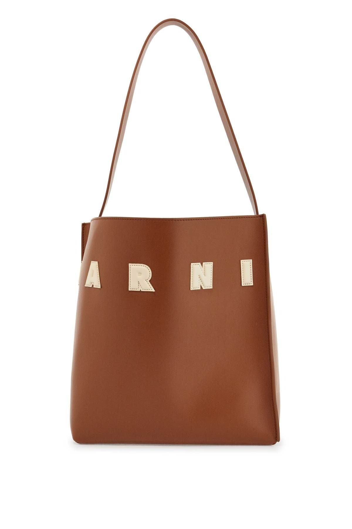 Bolso Hobo Museo en Cuero Marni
